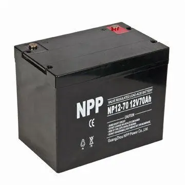 Gel Battery with 12V Nominal Voltage and 70Ah Rated Capacity