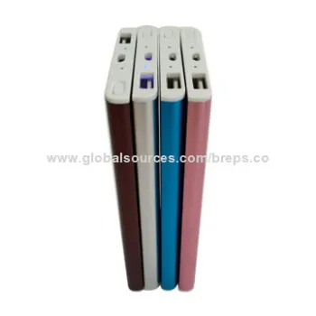 Power Bank with LED Light, Capacity of 6,000mAh