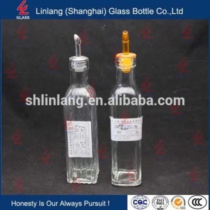 Clear Glass Camellia Seed Oil Bottles newest design