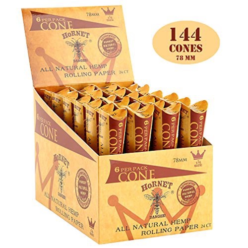 RAW CONES Box 32 Containers 6 Cones