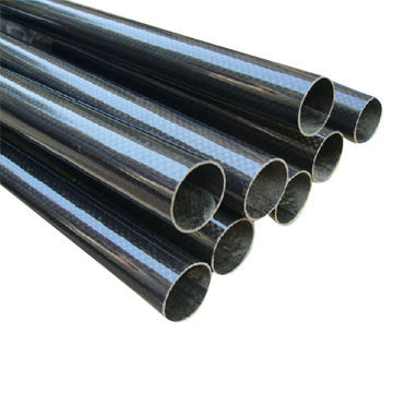 Carbon Fiber Pipe with Glossy Finish