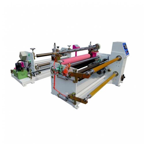 Automatic tape slitting laminating rewinding machine