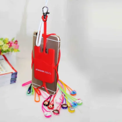 Silicone material silicone universal lanyard silicone lanyard