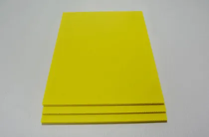 Yellow hollow board
