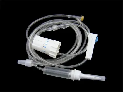Winged Flow Regulator Disposable IV Medical Infusion Set