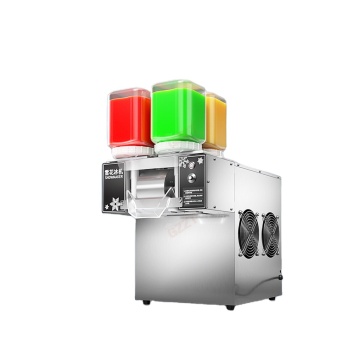 Commercial 220V 120kg/day Air Cooling Snow Ice Cream Machine with 4 Flavors