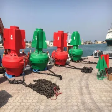 Long-Lasting LLDPE Floating Buoy with Reflective Strips