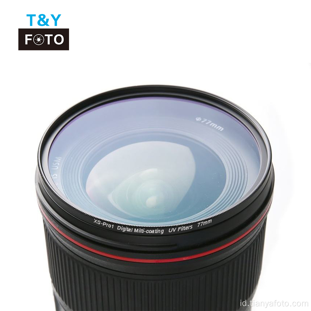 30-105mm Slim tahan air 16 lapisan Filter UV multi-lapis