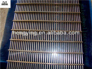 Mine sieving mesh