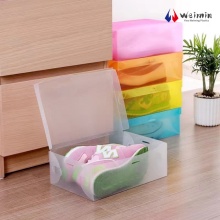 جعبه ذخیره سازی کفش پلاستیکی با درب ضخیم