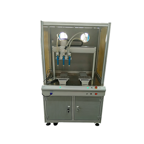Çift İstasyonlu Dikili 4 Eksenli Dağıtım Makinesi
