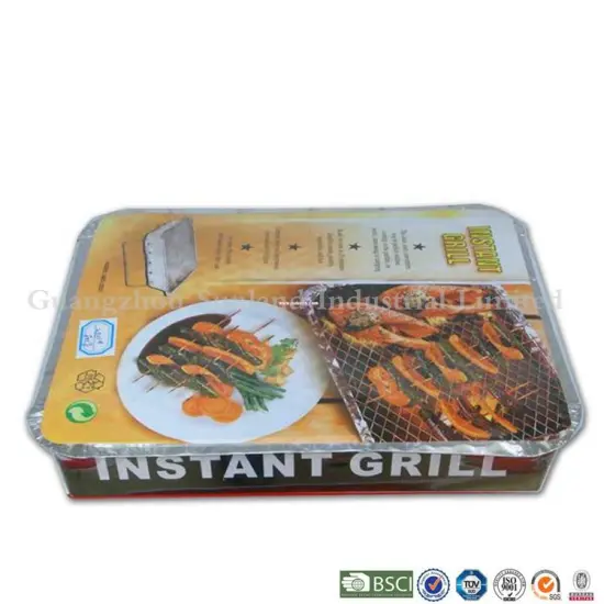 Amazon best sell nonpollution one-off grill made in China