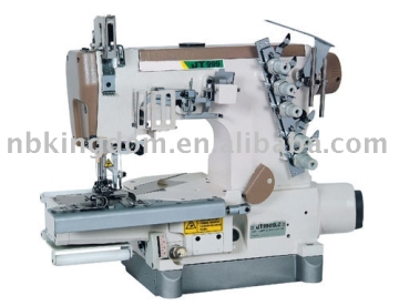 JT999-01DL-Z Computer-Controlled Direct Drive Cylinder Bed Interlock Sewing Machine (Elastic Lace Attaching)