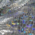 Swimwear Spandex Rhinestones Hologram Foil Beachwear Fabric