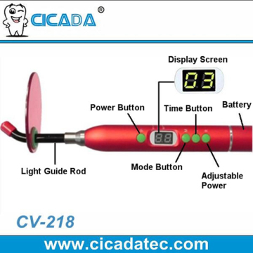 Dental Equipment Curing Light with Lights Shown