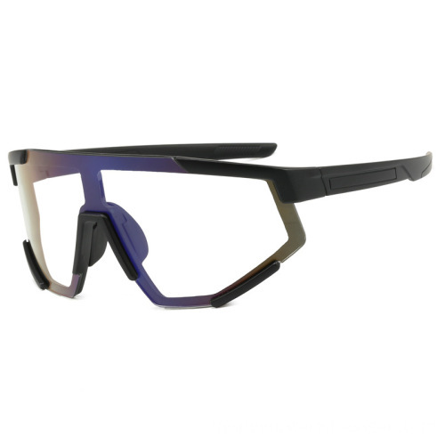 Black Photochromic Sunglasses: Day & Night Cycling Sports Goggles with UV Protection for Men and Women