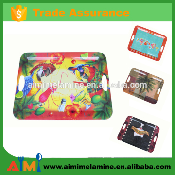 Large melamine tray with full printing