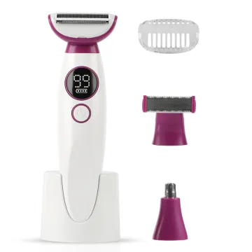 3-in-1 Electric Razor: Rechargeable Shaver for Legs, Bikini Line, and Underarms - Efficient Women's Body Hair Removal Solution