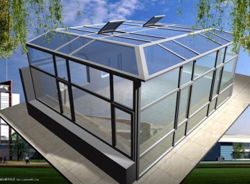Garden Green House/Glass Green House/ Conservatory/Sun Room/Gazebo