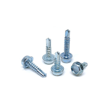 Zinc Plated Hex Self Drilling Screw