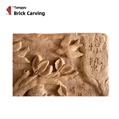 Brick sculpture of 24 solar terms hibernation