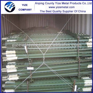 1.25LB/FT 6ft Green Painted Studded T Post Wholesale/0.95LB/FT Green Painted T Post