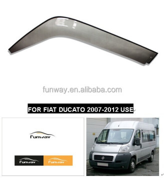 CAR DOOR VISOR HOOD DEFLECTOR FOR FIAT DUCATO 2007-2012