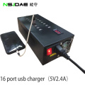 USB -Ladestation mit 16 Hafen