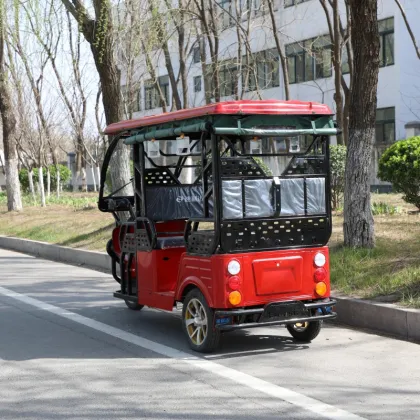 Hot Selling Factory Supply Electric Rickshaw 3-Wheel Passenger Tricycle E-Rickshaw Tuk-Tuk