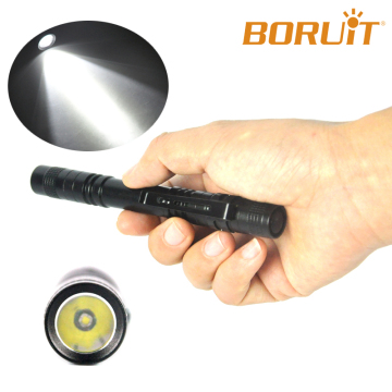 Poket Clip Military Mini LED Flashlight
