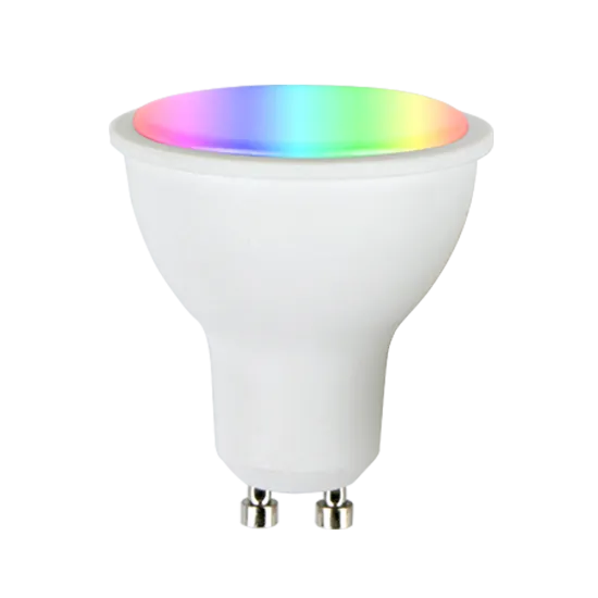 Best Selling Smart Wifi RGBW GU10 5W Voice-Controlled LED Spotlights