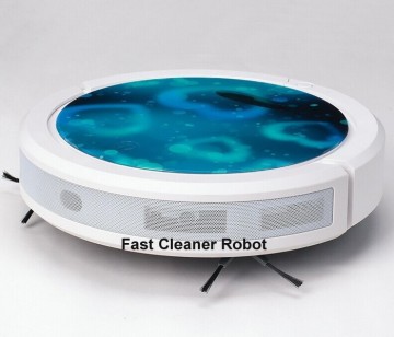 2015 New design turning mop robot mop cleaner , air cleaner robot