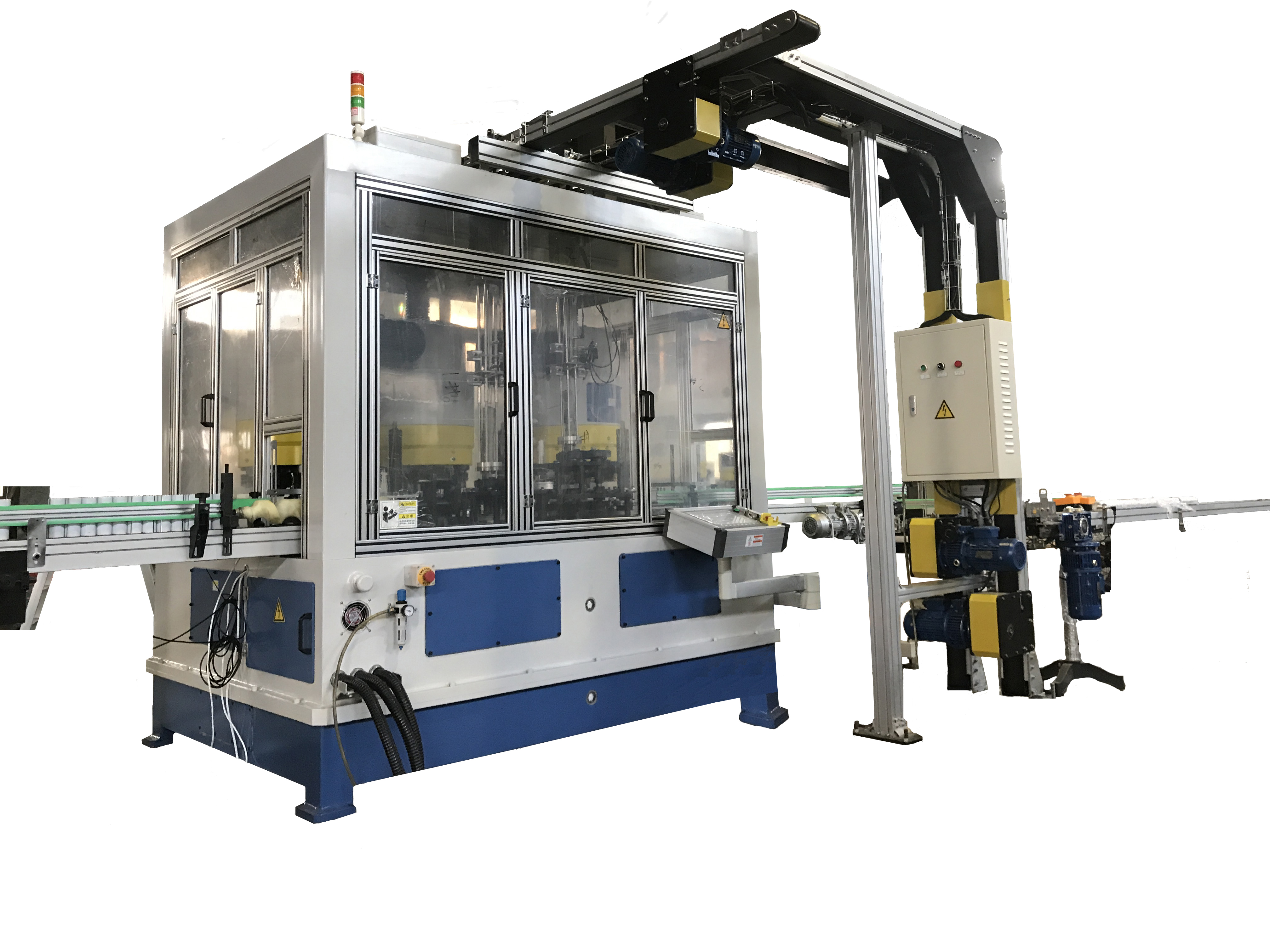 Automatický stroj na vkládání čepic