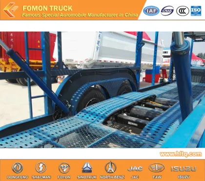2 axle car transport semi-trailer for sale