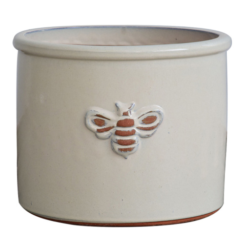 Garden Pot Portable Ceramic Decorative Glaze Bee Pot Ceramic Pots Supplier
