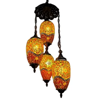 Wholesale Factory Hand-Painted Church Glass Mosaics, Oil Painting Lamps & Decorative Chandeliers