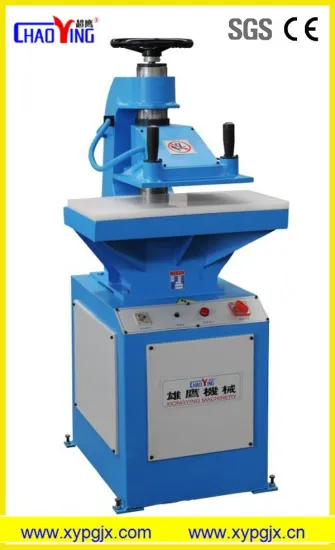 high efficiency hydraulic swing beam press cutting machine for leather