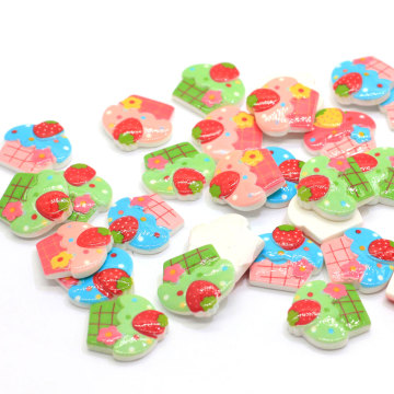 2019 Hot Sale Mini Resina Flatback Sorvete Cupcake Cabochon Flat Back Dollhouse Miniaturas Cupcake Food Button Slime Charms