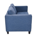 Style italien OEM 2 places Bleu Tissu tufted Canapé rembourré Set de meuble canapé moderne