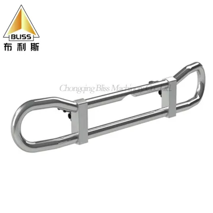 Front Stainless Steel Bumper Trim Guard Stickers for Bliss Bumper BS04