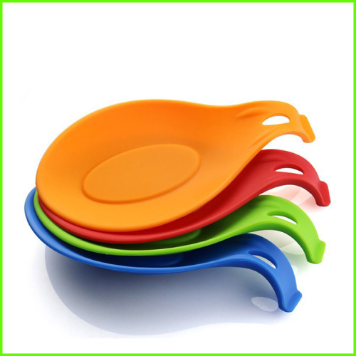 Soft Soup Spoon Rest Kitchen Silicone Spoon Holder