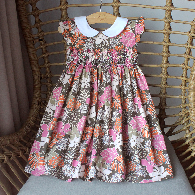 Girls Smocked Dress