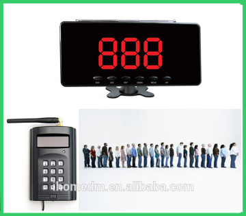 Long Range Restaurant Queue Led Display Ticket Dispenser System