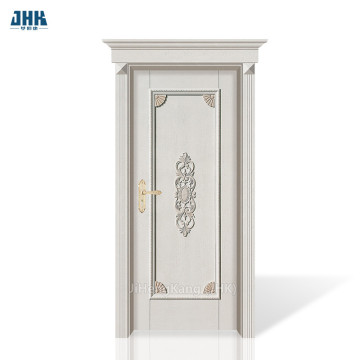JHK-Hand Carved Fiber Bathroom Solid Wooden Door