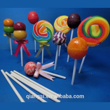 2014 White new paper lollipop candy stick