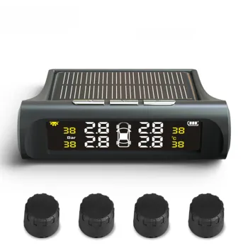 Solar Car TPMS Digital Tire Pressure Gauge