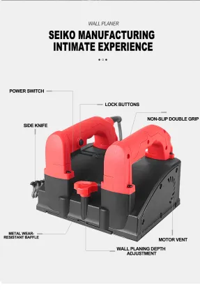 1680W Electric Hand Planer for Wall - Factory Supply Power Planer
