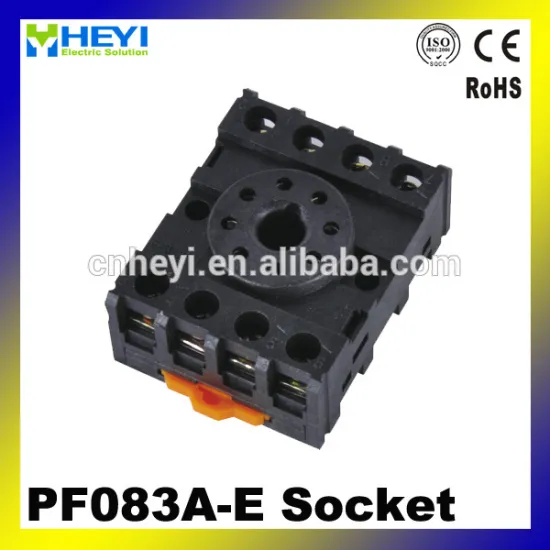 PF083A-E Relay/relay socket 8pin relay plastic relay sockets