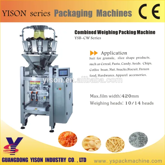 Best Price automatic weigheing vertical snack chips combination packing machine