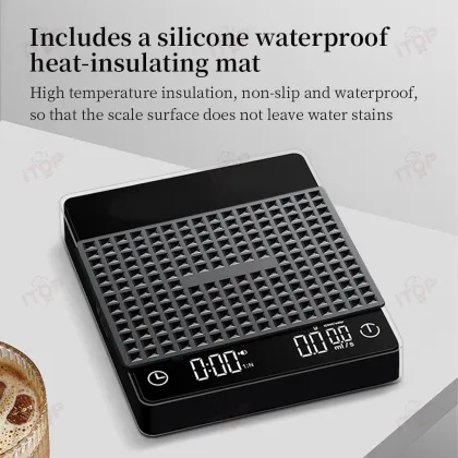 Electric Espresso Coffee Scale for Pour Over Brewing and Espresso Split Coffee Scales